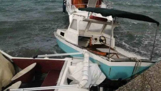 Ayvalık ve Kuzey Ege'de fırtına etkili oluyor