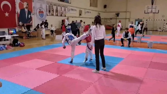 Ayvalıklı tekvandoculardan 1 yılda 104 madalya