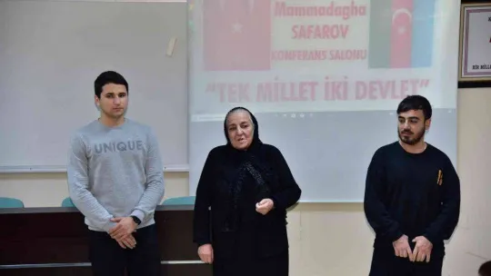 Azerbaycanlı şehit ailesi BAÜN'de