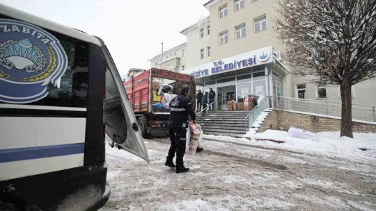 Aziziye Belediyesi'nde yardım seferberliği