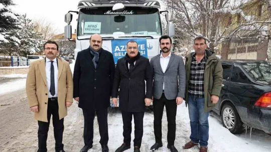 Aziziye Belediyesi'nde yardım seferberliği