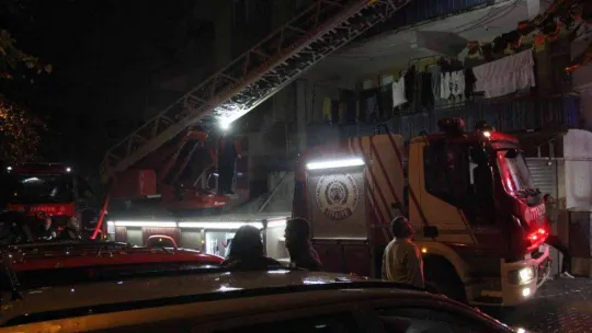 Baca yangını vatandaşları sokağa döktü