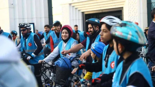 Bağcılar'da 'Sağlık İçin Pedalla' etkinliği