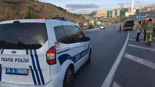 Bağcılar'da trafik kazası: 1 yaralı