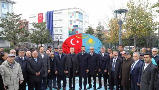Bağcılar'da Türkiye-Kazakistan Kardeşlik Anıtı açıldı