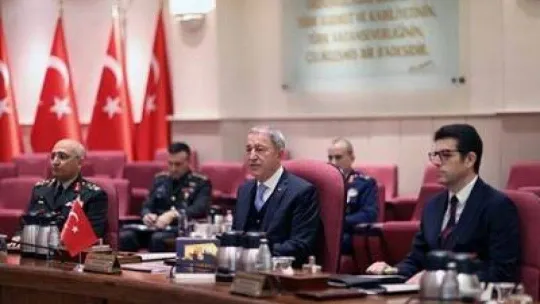 Bakan Akar, Kongo Demokratik Cumhuriyeti Milli Savunma Bakanı Kurhenga ile görüştü