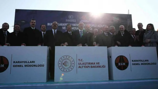 Bakan Karaismailoğlu'ndan Bursa'da toplu açılış