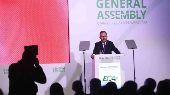 Bakan Kasapoğlu: 'Avrupa Futbol Şampiyonası'na ev sahipliği için hazırız'
