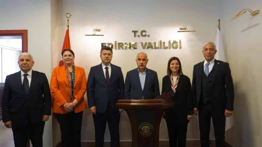 Bakan Kirişçi, Edirne Valiliği'ni ziyaret etti