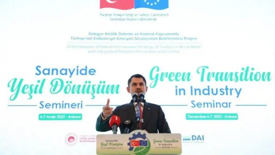 Bakan Kurum: '2030 yılı için yaklaşık 500 milyon ton emisyon oluşumunu önleyeceğiz'