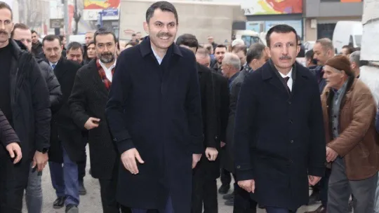 Bakan Murat Kurum: 'Bizler hiçbir zaman sahadan, esnafımızın yanından ayrılmadık'