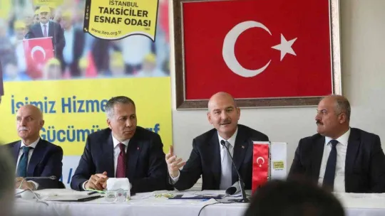 Bakan Soylu: 'Korsan taksicilikle ilgili ehliyet ceza puanı yönetmenliğinde sona geldik'