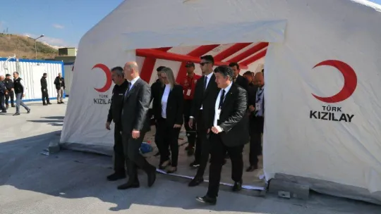 Bakan Soylu: 'Türkiye çapında kurulan 27 afet bölgesel lojistik depo ve 54 lojistik destek depomuz var'