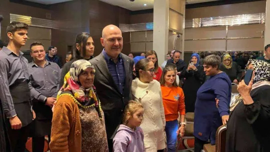 Bakan Soylu, engelli vatandaşlar ve aileleriyle bir araya geldi