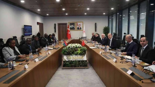 Bakan Soylu, Gambiya Cumhurbaşkanı Yardımcısı Joof ile bir araya geldi