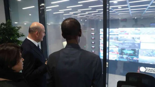 Bakan Soylu, Gambiya Cumhurbaşkanı Yardımcısı Joof ile bir araya geldi