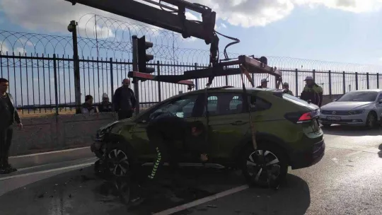 Bakırköy'de trafik kazası: 2 yaralı