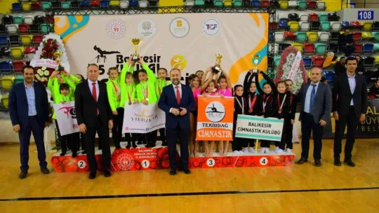 Balıkesir'de artistik cimnastik şampiyonası sona erdi