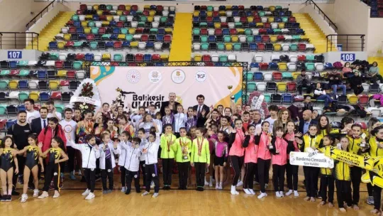 Balıkesir'de artistik cimnastik şampiyonası sona erdi