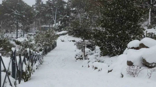 Balıkesir'de kar etkili olmaya devam ediyor