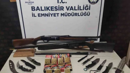 Balıkesir'de Müsilaj-2 operasyonunda 21 şüpheli gözaltına alındı