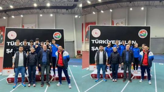 Balıkesirli atletler, Türkiye U16 Salon Şampiyonası'nı zirvede tamamladı