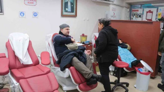 Balıkesirliler kan bağışına koştu