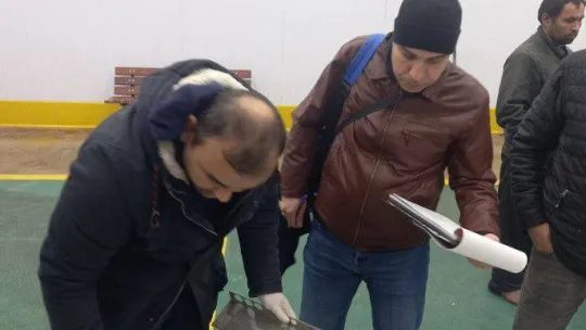 Balıklar boy boy denetleniyor