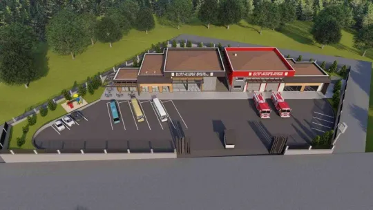 Balya'ya terminal ve itfaiye istasyonu