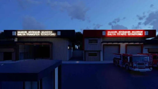Balya'ya terminal ve itfaiye istasyonu