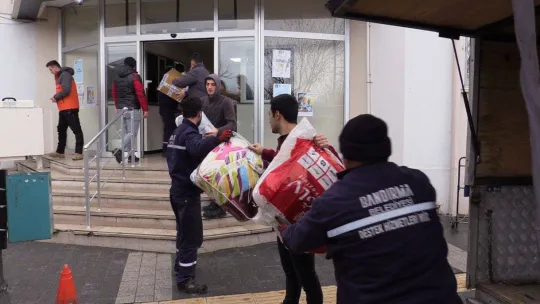 Bandırma Belediyesinden yardım zinciri