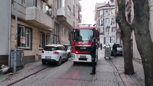 Bandırma'da baca yangını apartman sakinlerini korkuttu
