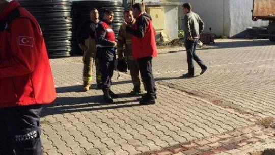 Bandırma'da geri dönüşüm atık tesisinde yangın çıktı