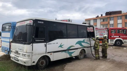 Bandırma'da sürücü adayı aracına kundaklama