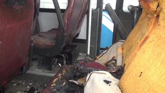 Bandırma'da sürücü adayı aracına kundaklama