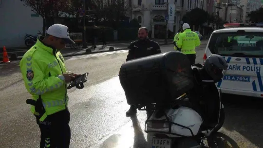 Bandırma'da trafik denetimleri yapıldı