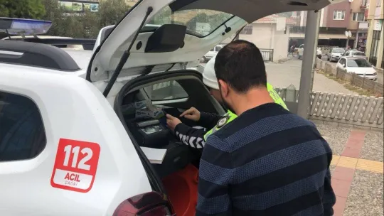 Bandırma'da trafikte 'önce yaya' denetimleri sürüyor