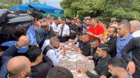 Banka değil, aşiret düğünü, 11 milyon 500 bin TL para toplandı