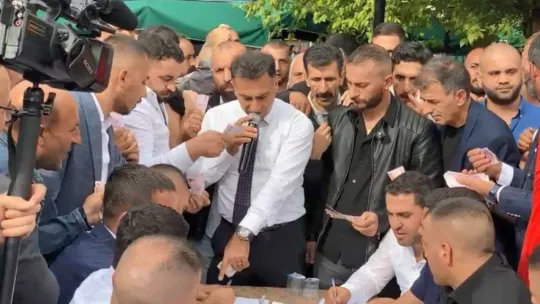 Banka değil, aşiret düğünü, 11 milyon 500 bin TL para toplandı