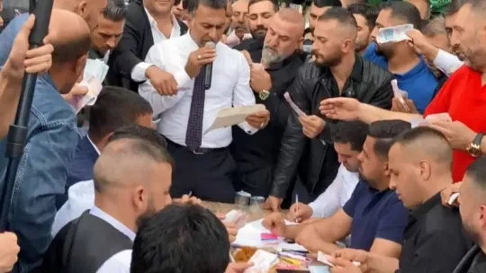 Banka değil, aşiret düğünü, 11 milyon 500 bin TL para toplandı