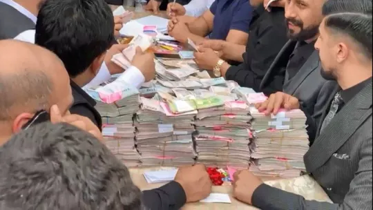 Banka değil, aşiret düğünü, 11 milyon 500 bin TL para toplandı