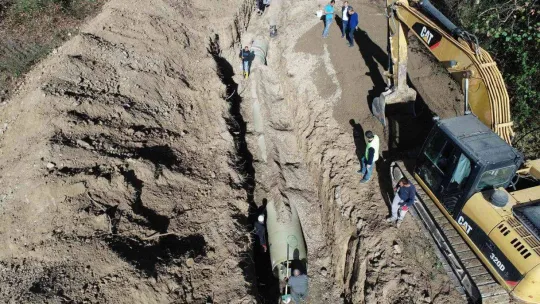 Bartın Kirazlıköprü Barajı sulamasında çalışmalar hızla devam ediyor