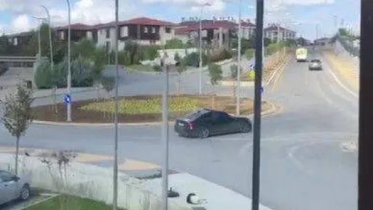 Başakşehir'de 'dirft' yapan sürücünün ehliyeti iptal edildi