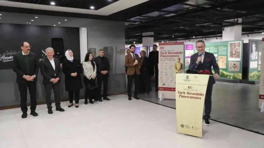 Başakşehir'de 'Türk Resminin Panoraması Sergisi' düzenlendi
