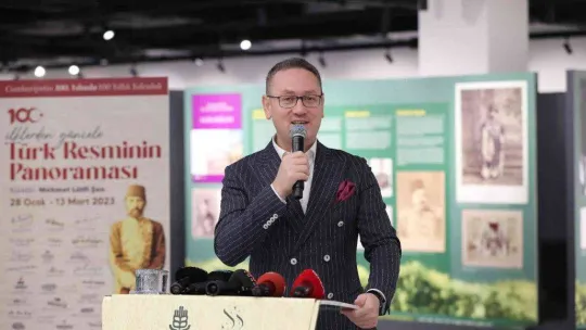 Başakşehir'de 'Türk Resminin Panoraması Sergisi' düzenlendi