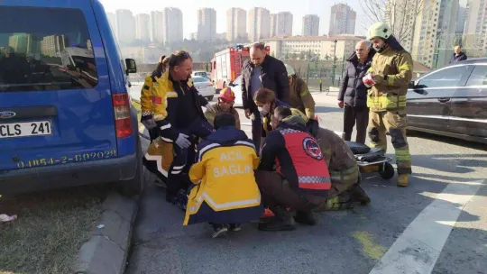 Başakşehir'de kaza: 5 yaralı