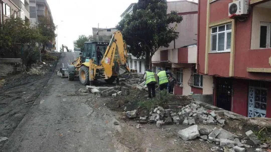 Başakşehir'de üst yapı çalışmaları 7/24 sürüyor