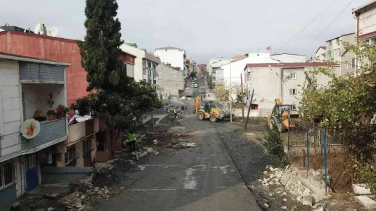 Başakşehir'de üst yapı çalışmaları 7/24 sürüyor