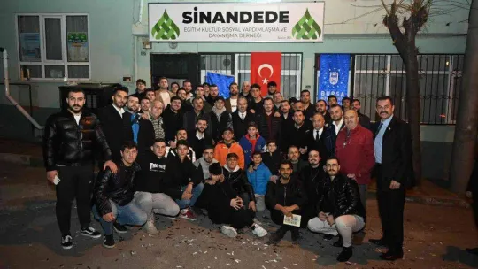 Başkan Aktaş'a Sinandede karşılaması