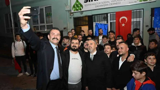 Başkan Aktaş'a Sinandede karşılaması